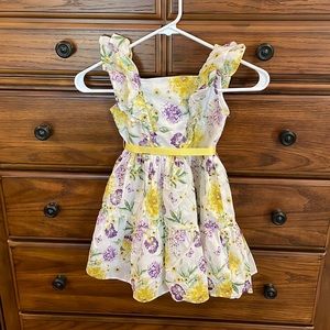 Rare Editions floral dress 4T